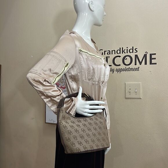 Vintage DOONEY & BOURKE monogram canvas mini bag - Picture 3 of 16